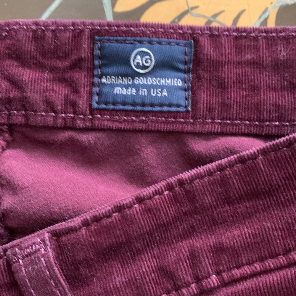 AG Corduroy Pants Sz: 27R - Picture 5 of 7